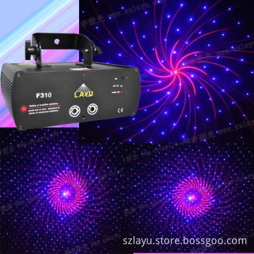 Red and Blue Windmill Laser Light (F310RB)